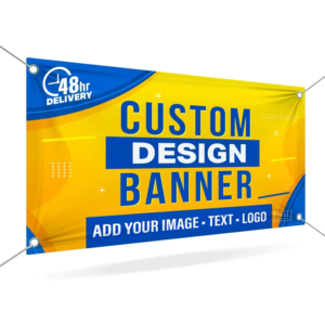 thumbnail image 2 of Custom Vinyl Banner – 14oz Premium Coated Vinyl – Full Color – Indoor/Outdoor Billboard Sign 2 of 5