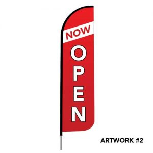 Now-Open-feather-flag-outdoor-sign-red