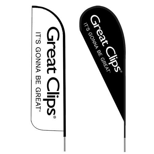 Great_clips_logo_feather_flag_outdoor