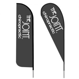 The_Joint_Chiro_chiropractic_logo_feather_flag_outdoor