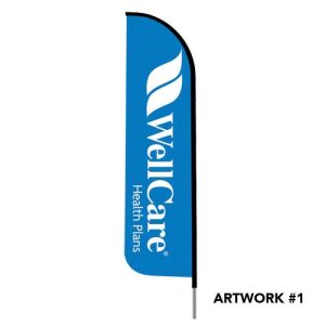 wellcare-healthcare-health-insurance-logo-feather-flag-banner
