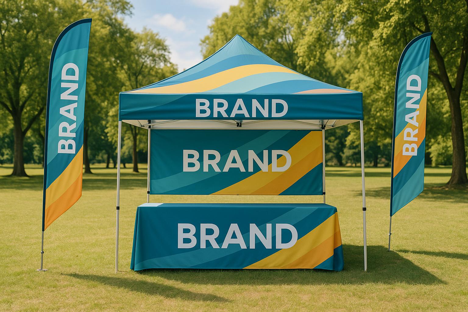 What Size Flag, Banner, or Tent Do I Need for My Event?