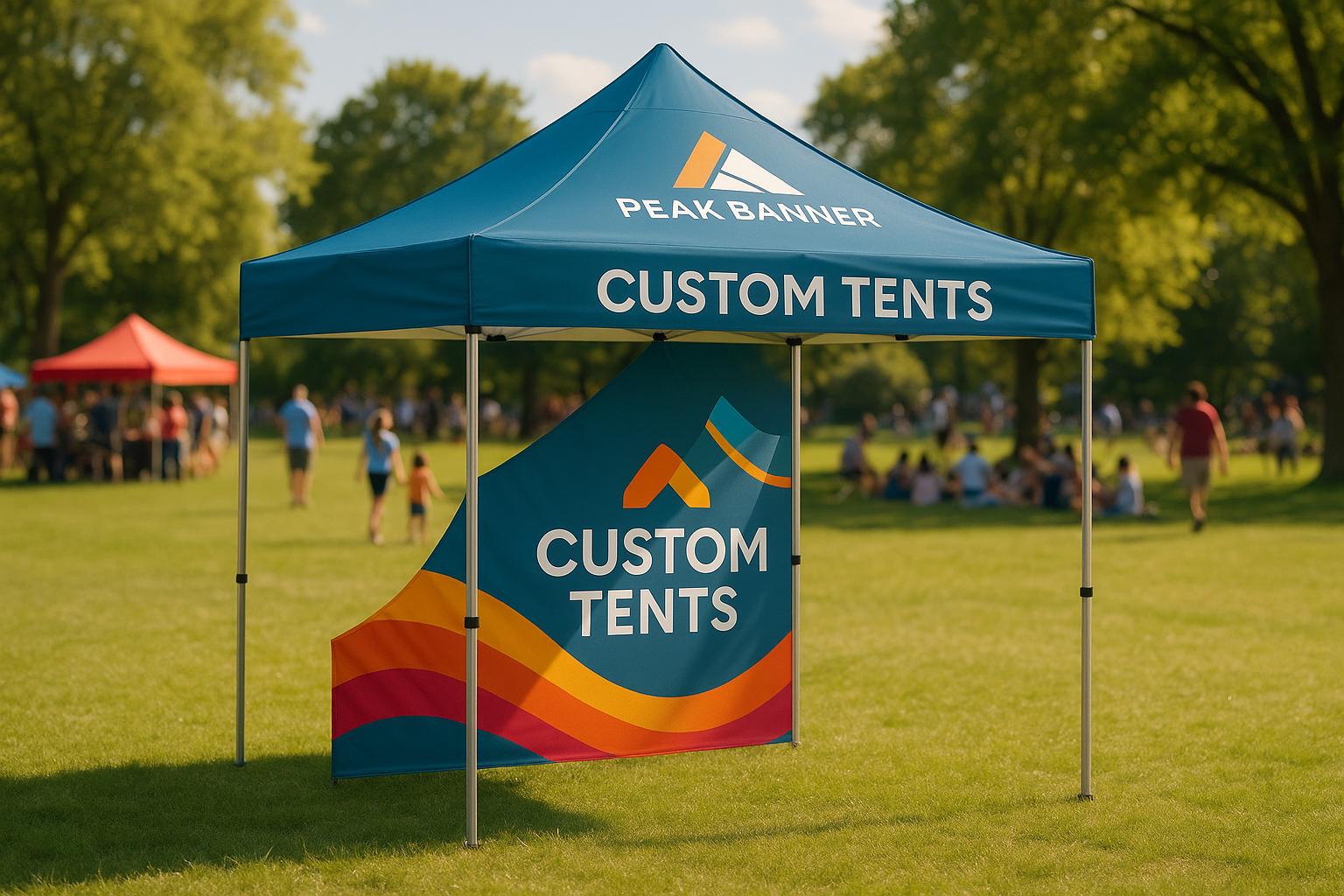 Peak Banner is Where to Buy Custom Pop-Up Tents for Outdoor Events Near Me