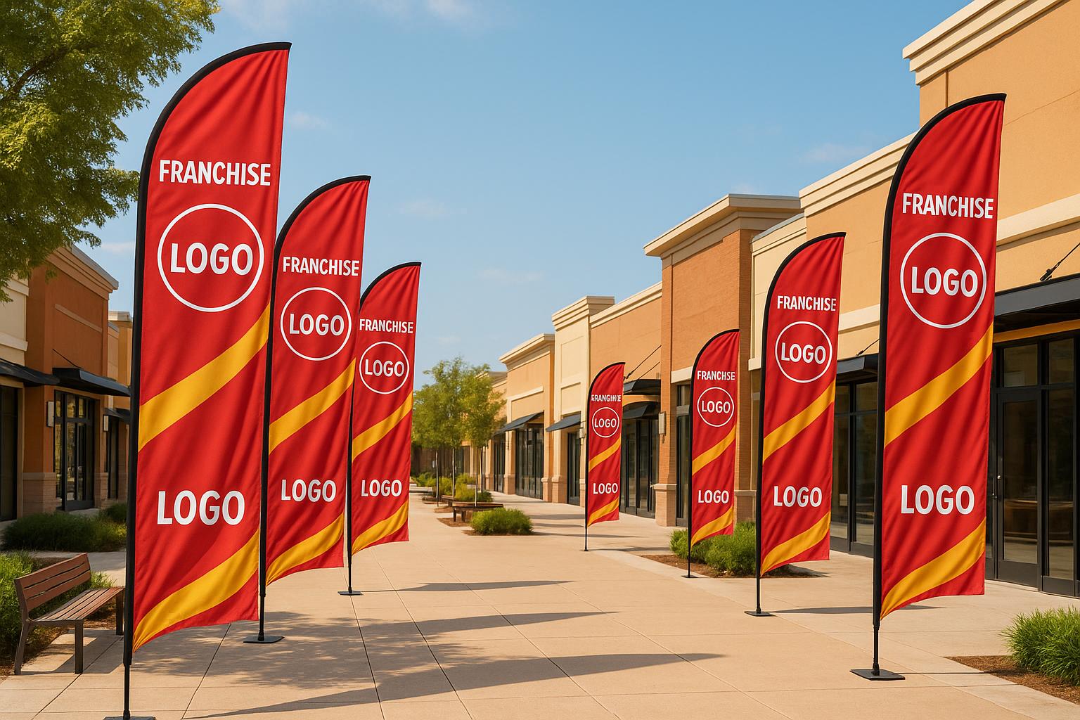 Affordable Bulk Feather Flags for Franchises and Retail Chains