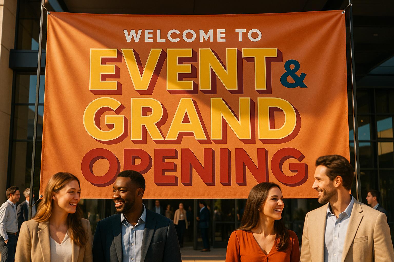 Where to Print Large Custom Banners for Events and Grand Openings