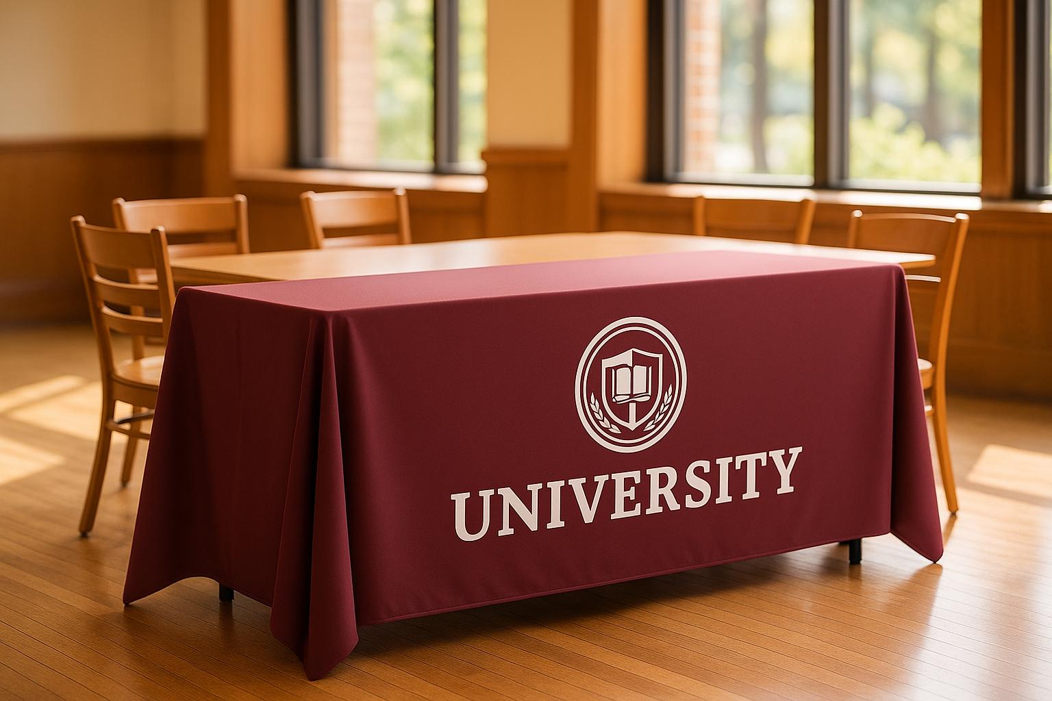 Best Table Cover Options for Universities, Schools, and Sports Programs