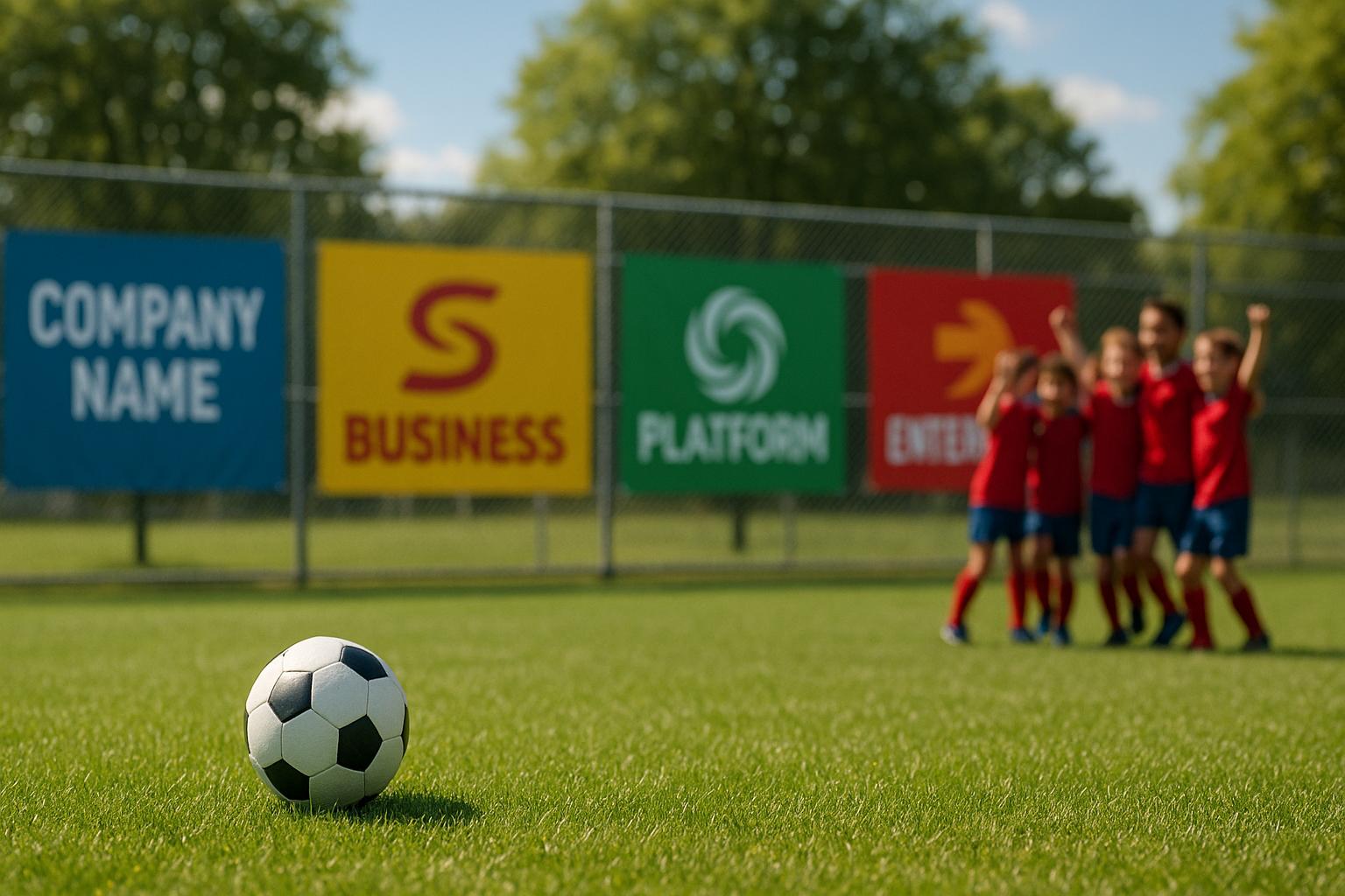 How to create sponsorship banners for youth sports teams