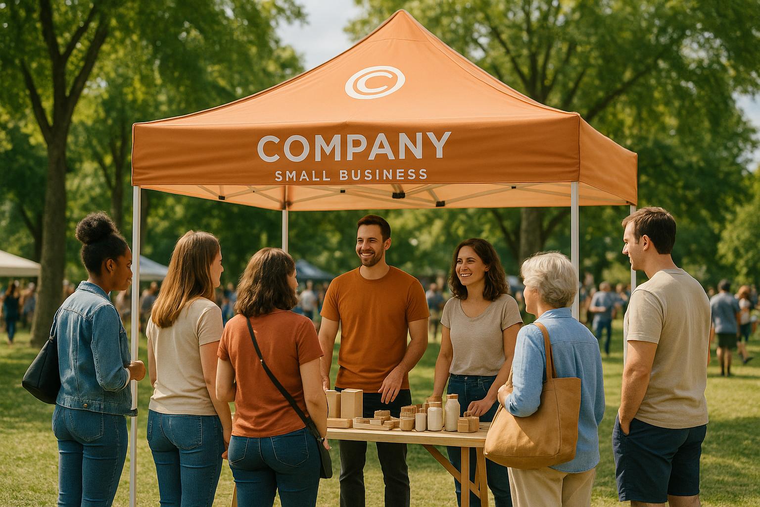 Why Every Small Business Needs a Branded Pop-Up Tent This Year