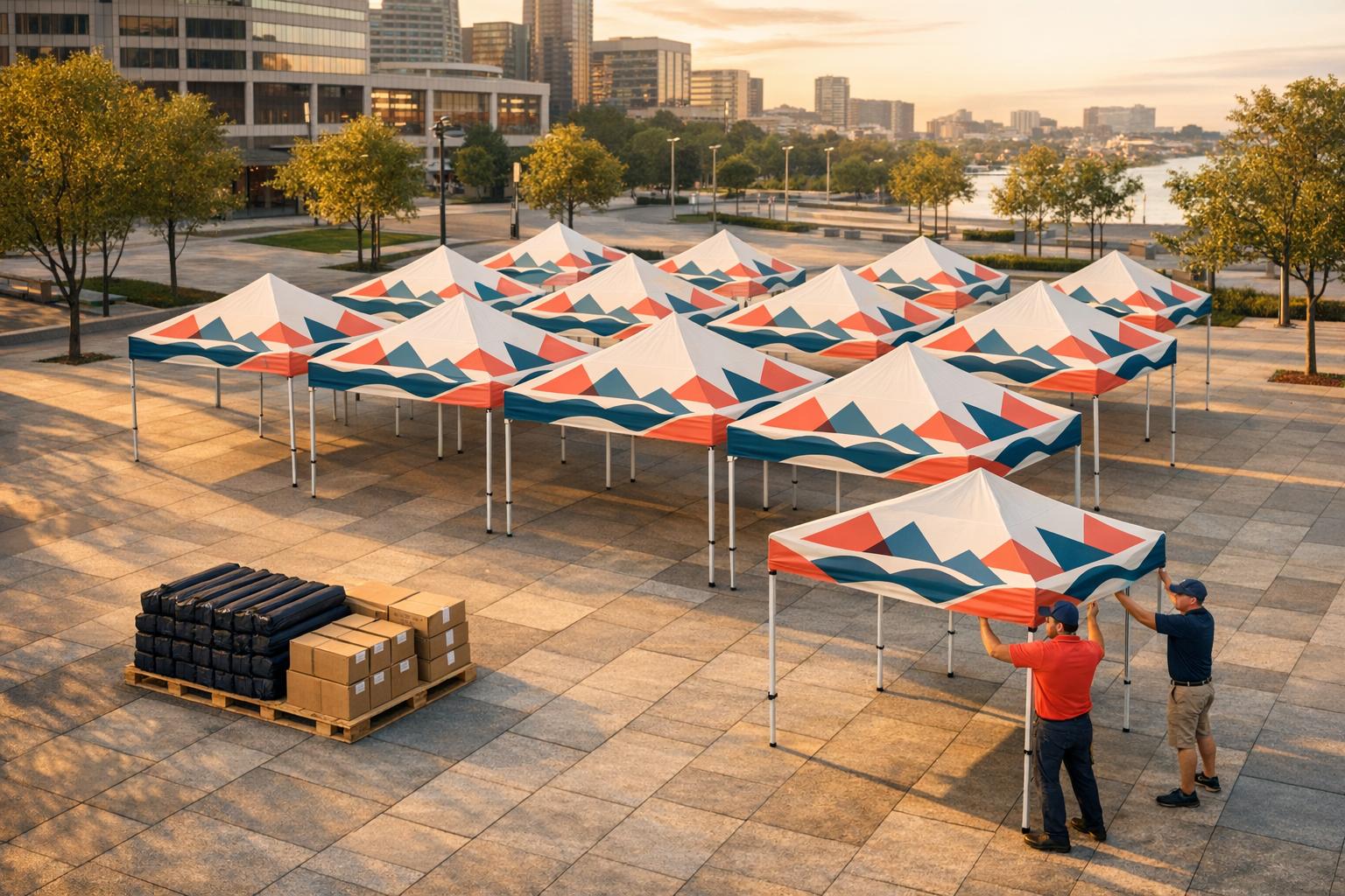 Bulk Custom Tents for Multi-Location Businesses: Pricing & Setup Guide